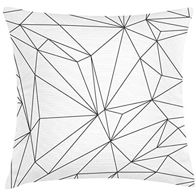 Tak Design Poduszka, bawełna, beżowy/szary, 45 mm x 45 mm x 2 mm Tak Design Poduszka, bawełna, beżowy/szary, 45 mm x 45 mm x 2 mm