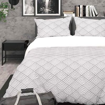 Soleil d'ocre Intemporel Ponadczasowy Komplet Pościeli 3D z Mikrofibry 240 x 220 cm Laya w Kolorze Szarym Soleil d'ocre Intemporel Ponadczasowy Komplet Pościeli 3D z Mikrofibry 240 x 220 cm Laya w Kolorze Szarym