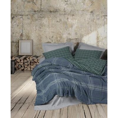 Nuit Des Rêves Zestaw podwójnych poszewek na kołdrę (200 x 200 cm), niebieski, 50% bawełna/50% poliester 2 poszewki na poduszki (80 x 80 cm) można prać w pralce, eleganckie wzornictwo z zapięciem Nuit Des Rêves Zestaw podwójnych poszewek na kołdrę (200 x 200 cm), niebieski, 50% bawełna/50% poliester 2 poszewki na poduszki (80 x 80 cm) można prać w pralce, eleganckie wzornictwo z zapięciem