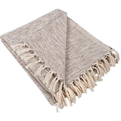 DII Fariegated Woven narzuta, bawełna, brązowy, 50 x 60 DII Fariegated Woven narzuta, bawełna, brązowy, 50 x 60