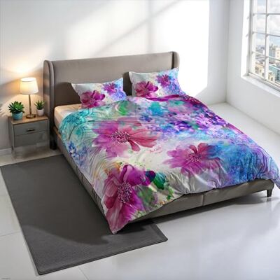 Italian Bed Linen KIO646 Zestaw poszewek na kołdrę z cyfrowym nadrukiem, 100% bawełna, wyprodukowano we Włoszech, zestaw poszewek na kołdrę 250 x 200 cm + 2 poszewki na poduszki 50 x 80 cm KIO646 Italian Bed Linen KIO646 Zestaw poszewek na kołdrę z cyfrowym nadrukiem, 100% bawełna, wyprodukowano we Włoszech, zestaw poszewek na kołdrę 250 x 200 cm + 2 poszewki na poduszki 50 x 80 cm KIO646