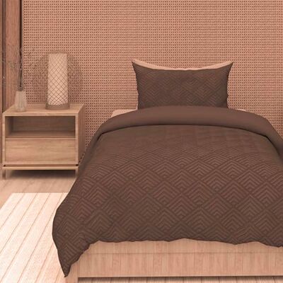 Soleil d'ocre Intemporel Ponadczasowy Komplet Pościeli 3D z Mikrofibry 140 x 200 cm Gaia w Kolorze Ciemnobrązowym Soleil d'ocre Intemporel Ponadczasowy Komplet Pościeli 3D z Mikrofibry 140 x 200 cm Gaia w Kolorze Ciemnobrązowym