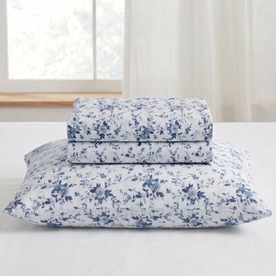 Modern Threads 4-częściowy zestaw pościeli flanelowej w 100% z bawełny – miękki i trwały na każdą porę roku, Brittany Queen Modern Threads 4-częściowy zestaw pościeli flanelowej w 100% z bawełny – miękki i trwały na każdą porę roku, Brittany Queen