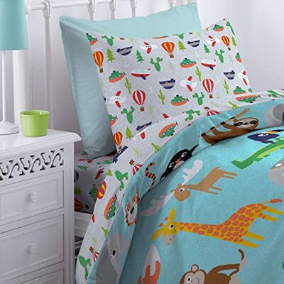 Catherine Lansfield Animal Adventures Duvet Cover Set 160x220+50x70 Catherine Lansfield Animal Adventures Duvet Cover Set 160x220+50x70