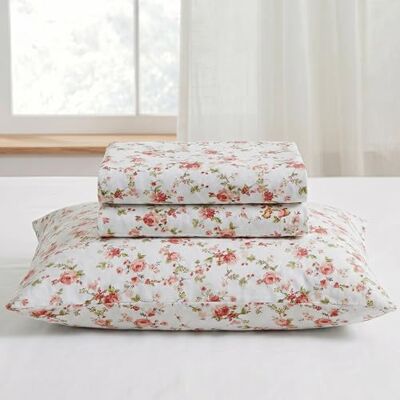Modern Threads 4-częściowy zestaw pościeli flanelowej w 100% z bawełny – miękki i trwały na każdą porę roku, Mariah Queen Modern Threads 4-częściowy zestaw pościeli flanelowej w 100% z bawełny – miękki i trwały na każdą porę roku, Mariah Queen