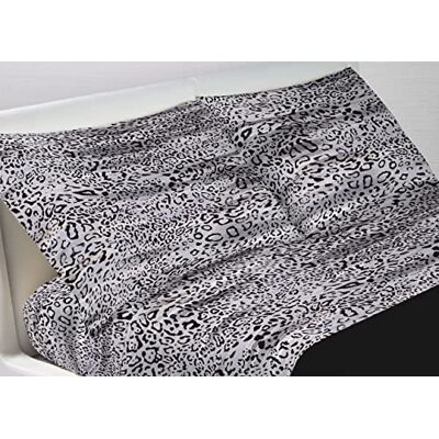 BIANCHERIAWEB Pełne łóżko podwójne Maxi prześcieradło 90x200 cm +25cm elastyczne narożniki, prześcieradło powyżej 150x300 cm, 1 poszewka na poduszkę 50x80 cm, 100% bawełna, Made in Italy, Fantasia BIANCHERIAWEB Pełne łóżko podwójne Maxi prześcieradło 90x200 cm +25cm elastyczne narożniki, prześcieradło powyżej 150x300 cm, 1 poszewka na poduszkę 50x80 cm, 100% bawełna, Made in Italy, Fantasia