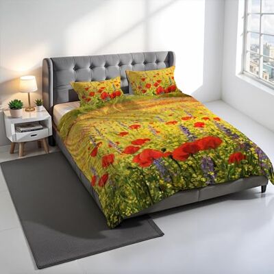 Italian Bed Linen Zestaw poszewek na kołdrę z nadrukiem cyfrowym SNS AUTOR, 100% bawełna, wyprodukowano we Włoszech, podwójny zestaw poszewek na kołdrę 250 x 200 cm + 2 poszewki na poduszki 50 x 80 cm SD25 Italian Bed Linen Zestaw poszewek na kołdrę z nadrukiem cyfrowym SNS AUTOR, 100% bawełna, wyprodukowano we Włoszech, podwójny zestaw poszewek na kołdrę 250 x 200 cm + 2 poszewki na poduszki 50 x 80 cm SD25
