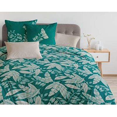 HOME LINGE PASSION Home Passion Komplet pościeli 3 sztuki 100% Bawełna 57 wątków 2 osoby 220x240 cm Manaus Emerald Green HOME LINGE PASSION Home Passion Komplet pościeli 3 sztuki 100% Bawełna 57 wątków 2 osoby 220x240 cm Manaus Emerald Green