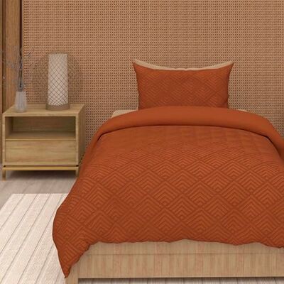 Soleil d'ocre Intemporel Ponadczasowy Komplet Pościeli 3D z Mikrofibry 140 x 200 cm Gaia w Kolorze Ziemistym Soleil d'ocre Intemporel Ponadczasowy Komplet Pościeli 3D z Mikrofibry 140 x 200 cm Gaia w Kolorze Ziemistym