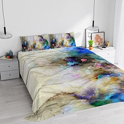 Italian Bed Linen KI-OSA Komplet pościeli, mikrofibra, 622, łóżko podwójne, prześcieradło Italian Bed Linen KI-OSA Komplet pościeli, mikrofibra, 622, łóżko podwójne, prześcieradło
