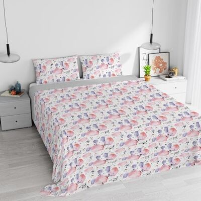 Italian Bed Linen Watercolor komplet pościeli, bawełna, 14, łóżko podwójne Italian Bed Linen Watercolor komplet pościeli, bawełna, 14, łóżko podwójne