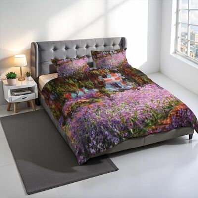 Italian Bed Linen Zestaw poszewek na kołdrę z nadrukiem cyfrowym SNS AUTOR, 100% bawełna, wyprodukowano we Włoszech, podwójny zestaw poszewek na kołdrę 250 x 200 cm + 2 poszewki na poduszki 50 x 80 cm SD55 Italian Bed Linen Zestaw poszewek na kołdrę z nadrukiem cyfrowym SNS AUTOR, 100% bawełna, wyprodukowano we Włoszech, podwójny zestaw poszewek na kołdrę 250 x 200 cm + 2 poszewki na poduszki 50 x 80 cm SD55