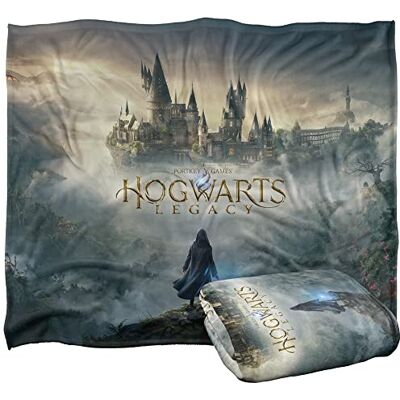 LOGOVISION HARRY POTTER HOGWARTS LEGACY Silky Touch super miękki koc narzuta, 152 x 127 cm LOGOVISION HARRY POTTER HOGWARTS LEGACY Silky Touch super miękki koc narzuta, 152 x 127 cm