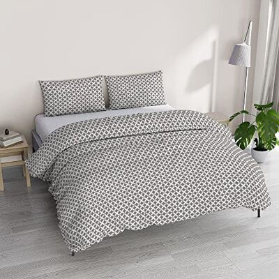 Italian Bed Linen ATHENA zestaw poszewek na kołdrę z nadrukiem i poszewkami na poduszki, RITA TurtORA, podwójny Italian Bed Linen ATHENA zestaw poszewek na kołdrę z nadrukiem i poszewkami na poduszki, RITA TurtORA, podwójny