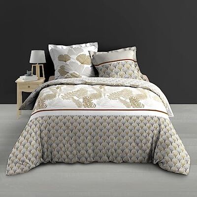 Douceur d'Intérieur , 3-częściowy zestaw (240 x 220 cm) Melisse, 100% bawełna Percale Douceur d'Intérieur , 3-częściowy zestaw (240 x 220 cm) Melisse, 100% bawełna Percale