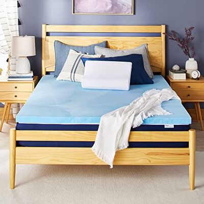 Sleep Innovations 2-calowa nakładka z pianką z pamięcią kształtu SureTemp. 10-letnia ograniczona Wyprodukowano w USA. Queen by Sleep Innovations 2-calowa nakładka z pianką z pamięcią kształtu SureTemp. 10-letnia ograniczona Wyprodukowano w USA. Queen by