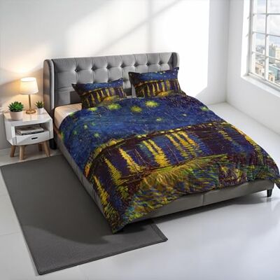 Italian Bed Linen Zestaw poszewek na kołdrę z nadrukiem cyfrowym SNS AUTOR, 100% bawełna, wyprodukowano we Włoszech, podwójny zestaw poszewek na kołdrę 250 x 200 cm + 2 poszewki na poduszki 50 x 80 cm SD52 Italian Bed Linen Zestaw poszewek na kołdrę z nadrukiem cyfrowym SNS AUTOR, 100% bawełna, wyprodukowano we Włoszech, podwójny zestaw poszewek na kołdrę 250 x 200 cm + 2 poszewki na poduszki 50 x 80 cm SD52