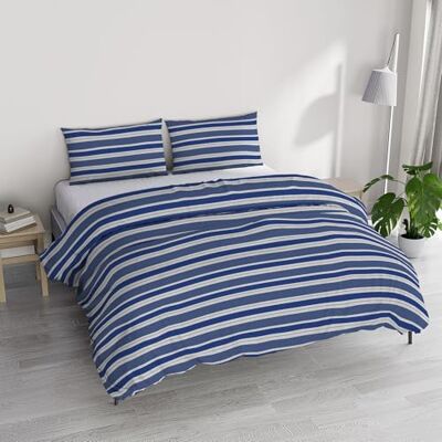 Italian Bed Linen Bawełniany podwójny zestaw poszewek na kołdrę Ida, wykonany we Włoszech komplet poszewek na kołdrę 250 x 200 cm z podwójną naszywką i 2 poszewkami na poduszki (podwójne, chron) Italian Bed Linen Bawełniany podwójny zestaw poszewek na kołdrę Ida, wykonany we Włoszech komplet poszewek na kołdrę 250 x 200 cm z podwójną naszywką i 2 poszewkami na poduszki (podwójne, chron)