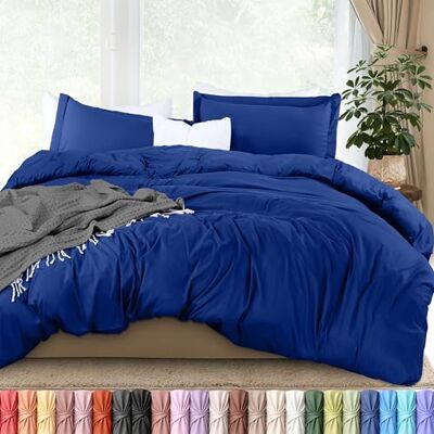 Utopia Bedding Zestaw poszewek na kołdrę w rozmiarze queen size 1 poszewka na kołdrę z 2 poszewkami na poduszki 3 sztuki poszewki na kołdrę z zapięciem na zamek błyskawiczny ultramiękka Utopia Bedding Zestaw poszewek na kołdrę w rozmiarze queen size 1 poszewka na kołdrę z 2 poszewkami na poduszki 3 sztuki poszewki na kołdrę z zapięciem na zamek błyskawiczny ultramiękka