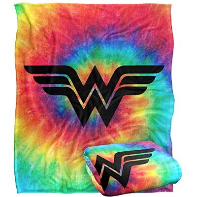 LOGOVISION WONDER WOMAN Silky Touch super miękki koc narzuta, 152 x 127 cm LOGOVISION WONDER WOMAN Silky Touch super miękki koc narzuta, 152 x 127 cm