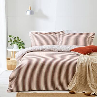 Riva Home Hebden Nocciola Odwracalny zestaw pościeli - Pościel Riva Home Hebden Nocciola Odwracalny zestaw pościeli - Pościel