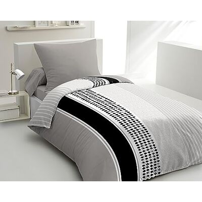 HOME LINGE PASSION Komplet pościeli 140x200 Mimosa Czarny HOME LINGE PASSION Komplet pościeli 140x200 Mimosa Czarny