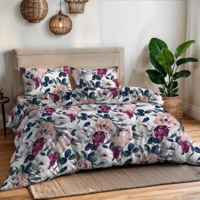 Italian Bed Linen Komplet pościeli Aurora Double Duvet Cover 100% bawełna wyprodukowano we Włoszech worek 250 x 200 cm + 2 poszewki na poduszki zasłony Italian Bed Linen Komplet pościeli Aurora Double Duvet Cover 100% bawełna wyprodukowano we Włoszech worek 250 x 200 cm + 2 poszewki na poduszki zasłony