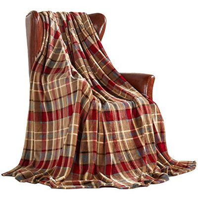 MERRYLIFE Koc narzuta w kratę, ultramiękki miękki kolorowy ponadwymiarowy dekoracyjny koc podróżny na kanapę duży rozmiar (152 cm 229 cm, Love Urban) MERRYLIFE Koc narzuta w kratę, ultramiękki miękki kolorowy ponadwymiarowy dekoracyjny koc podróżny na kanapę duży rozmiar (152 cm 229 cm, Love Urban)
