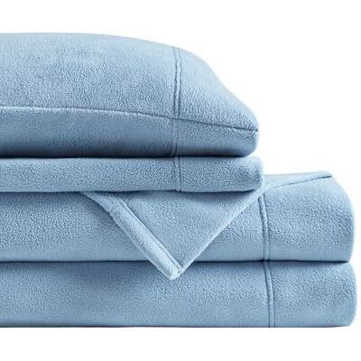 SLEEP PHILOSOPHY True North Zestaw pościeli z mikropolaru, ciepłe prześcieradła z kieszenią o głębokości 35 cm, na zimną porę roku, przytulny zestaw prześcieradeł, pasująca poszewka na poduszkę, kolor SLEEP PHILOSOPHY True North Zestaw pościeli z mikropolaru, ciepłe prześcieradła z kieszenią o głębokości 35 cm, na zimną porę roku, przytulny zestaw prześcieradeł, pasująca poszewka na poduszkę, kolor
