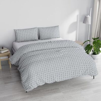 Italian Bed Linen PRINTED COLORS Parure Poszewka na kołdrę wyprodukowana we Włoszech, FLOYD BLU, Dwuosobowy Italian Bed Linen PRINTED COLORS Parure Poszewka na kołdrę wyprodukowana we Włoszech, FLOYD BLU, Dwuosobowy