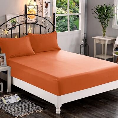 Elegant Comfort 1-częściowe prześcieradło, jakość hotelowa premium, splot 1500, najdelikatniejsza mikrofibra, głębokość do 40 cm, odporne na zagniecenia i blaknięcie, rozm. twon/twin XL, koralowe Elegant Comfort 1-częściowe prześcieradło, jakość hotelowa premium, splot 1500, najdelikatniejsza mikrofibra, głębokość do 40 cm, odporne na zagniecenia i blaknięcie, rozm. twon/twin XL, koralowe