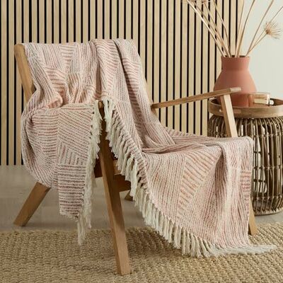 Appletree Myan Textured Geometric Throw - Koc Appletree Myan Textured Geometric Throw - Koc