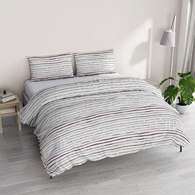 Italian Bed Linen ATHENA poszewka na kołdrę z nadrukowanym workiem i poszewkami na poduszki, SOFIA ROSA, podwójny Italian Bed Linen ATHENA poszewka na kołdrę z nadrukowanym workiem i poszewkami na poduszki, SOFIA ROSA, podwójny