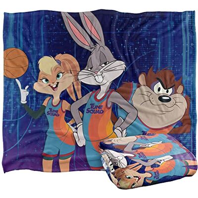 LOGOVISION SPACE JAM 2 Silky Touch super miękki koc narzuta, 152 x 127 cm LOGOVISION SPACE JAM 2 Silky Touch super miękki koc narzuta, 152 x 127 cm