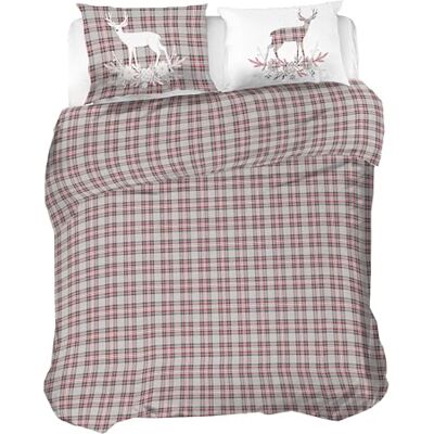 PENSIERI DELICATI Parure Podwójna poszewka na kołdrę Flanela 100% bawełna, worek 250X200 CM i poszewka na poduszkę 52X82 CM, Made in Italy, Pokrowiec na kołdrę można prać w pralce 40°, Fantasy PENSIERI DELICATI Parure Podwójna poszewka na kołdrę Flanela 100% bawełna, worek 250X200 CM i poszewka na poduszkę 52X82 CM, Made in Italy, Pokrowiec na kołdrę można prać w pralce 40°, Fantasy