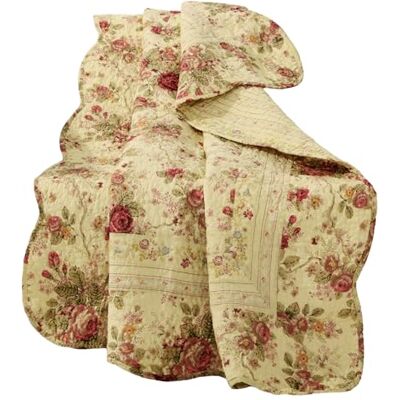 Greenland Home Antyczna Róża - Kwiatowa Poszwa - 100% Bawełna - 127x152,4cm Greenland Home Antyczna Róża - Kwiatowa Poszwa - 100% Bawełna - 127x152,4cm