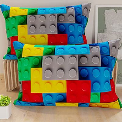PETTI Artigiani Italiani Poszewki na poduszki na łóżko, para poszewek na poduszki 50 x 80 cm, poszewka na poduszkę, hipoalergiczne poszewki z mikrofibry, wyprodukowane we Włoszech, poszewki na PETTI Artigiani Italiani Poszewki na poduszki na łóżko, para poszewek na poduszki 50 x 80 cm, poszewka na poduszkę, hipoalergiczne poszewki z mikrofibry, wyprodukowane we Włoszech, poszewki na