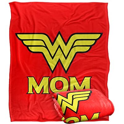 LOGOVISION WONDER WOMAN Silky Touch super miękki koc narzuta, 152 x 127 cm LOGOVISION WONDER WOMAN Silky Touch super miękki koc narzuta, 152 x 127 cm