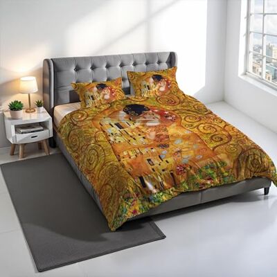 Italian Bed Linen Zestaw poszewek na kołdrę z nadrukiem cyfrowym SNS AUTOR, 100% bawełna, wyprodukowano we Włoszech, podwójny zestaw poszewek na kołdrę 250 x 200 cm + 2 poszewki na poduszki 50 x 80 cm SD02 Italian Bed Linen Zestaw poszewek na kołdrę z nadrukiem cyfrowym SNS AUTOR, 100% bawełna, wyprodukowano we Włoszech, podwójny zestaw poszewek na kołdrę 250 x 200 cm + 2 poszewki na poduszki 50 x 80 cm SD02