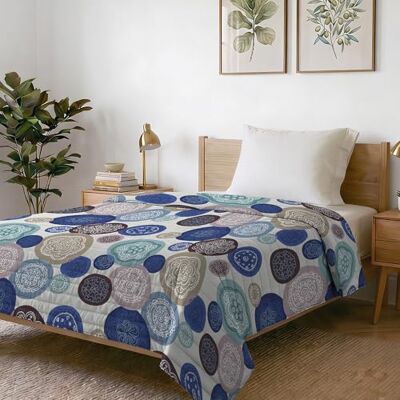 Italian Bed Linen FANTASY Drukowana letnia kołdra, wyściółka poliestrowa, Murrine, 220x270cm Italian Bed Linen FANTASY Drukowana letnia kołdra, wyściółka poliestrowa, Murrine, 220x270cm