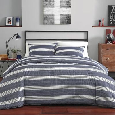 Nautica Zestaw 100% bawełna, granatowy, kołdra Twin Nautica Zestaw 100% bawełna, granatowy, kołdra Twin