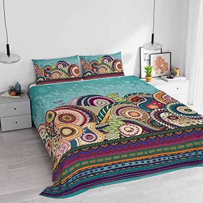 Italian Bed Linen KI-OSA Komplet pościeli, mikrofibra, 657, łóżko podwójne Italian Bed Linen KI-OSA Komplet pościeli, mikrofibra, 657, łóżko podwójne