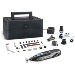 Dremel 8240 5/65 Akumulatorowe narzędzie obrotowe 12V, 5 przystawkami, 1 Platinum BOX, 65 akcesoriami do cięcia, grawerowania, szlifowania, polerowania, szlifowania, wiercenia Dremel 8240 5/65 Akumulatorowe narzędzie obrotowe 12V, 5 przystawkami, 1 Platinum BOX, 65 akcesoriami do cięcia, grawerowania, szlifowania, polerowania, szlifowania, wiercenia
