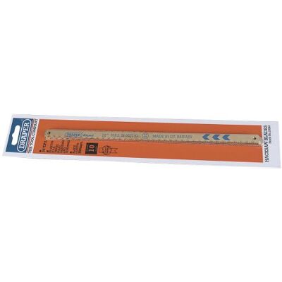 Draper 19348 24tpi 300 mm brzeszczot do metalu, 10 sztuk Draper 19348 24tpi 300 mm brzeszczot do metalu, 10 sztuk