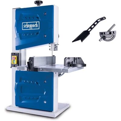 Scheppach Piła taśmowa HBS25 wysokość przepustu 80 mm prędkość cięcia 880 m/min regulacja stołu 0° – 45° koło taśmowe 200 mm długość taśmy 1400 mm łącznie z miernikiem do cięcia Scheppach Piła taśmowa HBS25 wysokość przepustu 80 mm prędkość cięcia 880 m/min regulacja stołu 0° – 45° koło taśmowe 200 mm długość taśmy 1400 mm łącznie z miernikiem do cięcia