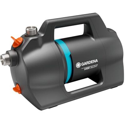Gardena Pompa Ogrodowa 5400 Silent Pompy o 26% Większy Przepływ Przy Takim Samym Zużyciu Energii, Niski Poziom Hałasu, Wodoszczelna Obudowa Odporna na Promieniowanie UV (9086-20) Gardena Pompa Ogrodowa 5400 Silent Pompy o 26% Większy Przepływ Przy Takim Samym Zużyciu Energii, Niski Poziom Hałasu, Wodoszczelna Obudowa Odporna na Promieniowanie UV (9086-20)