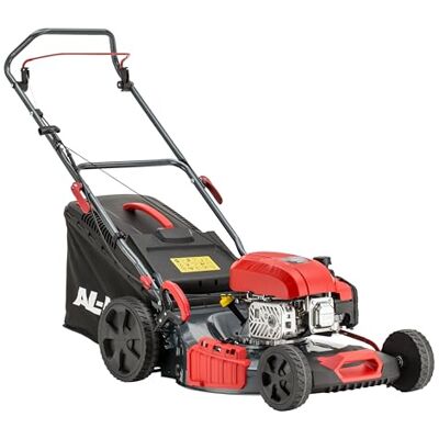 AL-KO Kosiarka spalinowa Easy 4.66 P-D, szerokość cięcia 46 cm, moc silnika 2,4 kW, centralna regulacja wysokości cięcia, funkcja 4INONE, obudowa z blachy stalowej, do trawników do 1200 m² AL-KO Kosiarka spalinowa Easy 4.66 P-D, szerokość cięcia 46 cm, moc silnika 2,4 kW, centralna regulacja wysokości cięcia, funkcja 4INONE, obudowa z blachy stalowej, do trawników do 1200 m²
