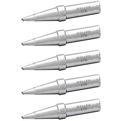 Weller Oryginalny zestaw końcówek lutowniczych WE1010 (ETA-5), śrubokręt, 1,6 mm, 5 szt Weller Oryginalny zestaw końcówek lutowniczych WE1010 (ETA-5), śrubokręt, 1,6 mm, 5 szt