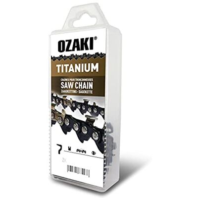Ozaki E72 Titanowa łańcuch piły łańcuchowej - Elektryczna i Spalinowa - 72 ogniwa Ozaki E72 Titanowa łańcuch piły łańcuchowej - Elektryczna i Spalinowa - 72 ogniwa