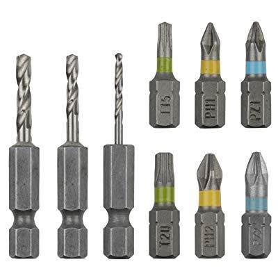 wolfcraft Flipbit zestaw akcesoriów do wiercenia i wkręcania, 9-częściowy I 3083000 I zestaw narzędzi do wyposażenia podwójnego uchwytu wymiennego wolfcraft Flipbit zestaw akcesoriów do wiercenia i wkręcania, 9-częściowy I 3083000 I zestaw narzędzi do wyposażenia podwójnego uchwytu wymiennego